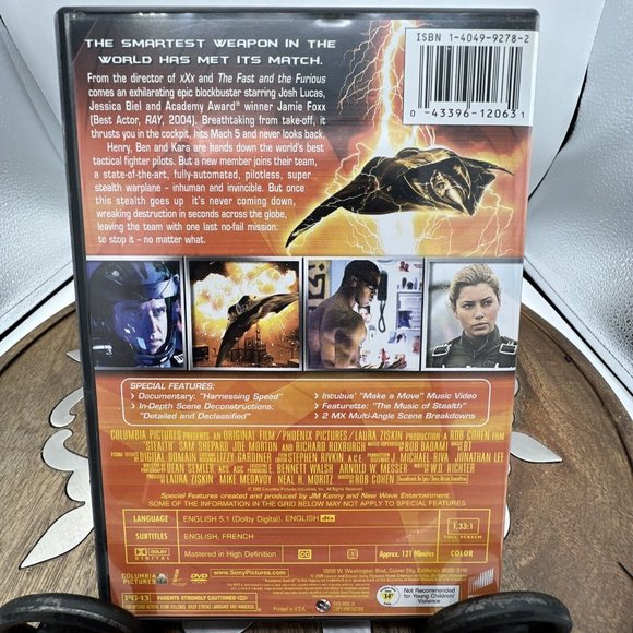 Stealth (DVD, 2005, 2-Disc Set, Full Frame) - Picture 6 of 6